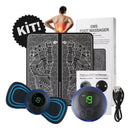 Kit Tapete & Mini Massageador Elétrico - Dor nos Pés e Musculares