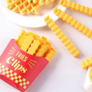Conjunto de Prendedor de Saco Modelo Batata Frita – Vedação para Embalagens 12 unidades