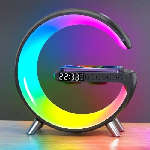 Luminária G Speaker - Caixa de Som & Carregador Por Indução