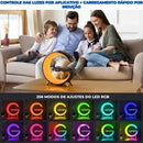 Luminária G Speaker - Caixa de Som & Carregador Por Indução