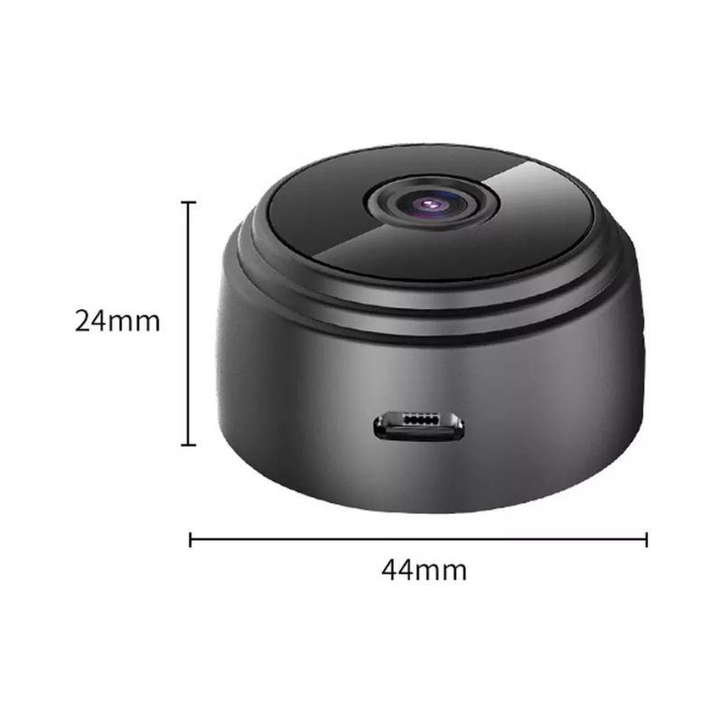 Mini Câmera Espiã A9 Com Wi-fi & Full Hd - Com Suporte de Parede