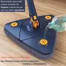 Esfregão Mop - Rodo Triangular Giratório 360º