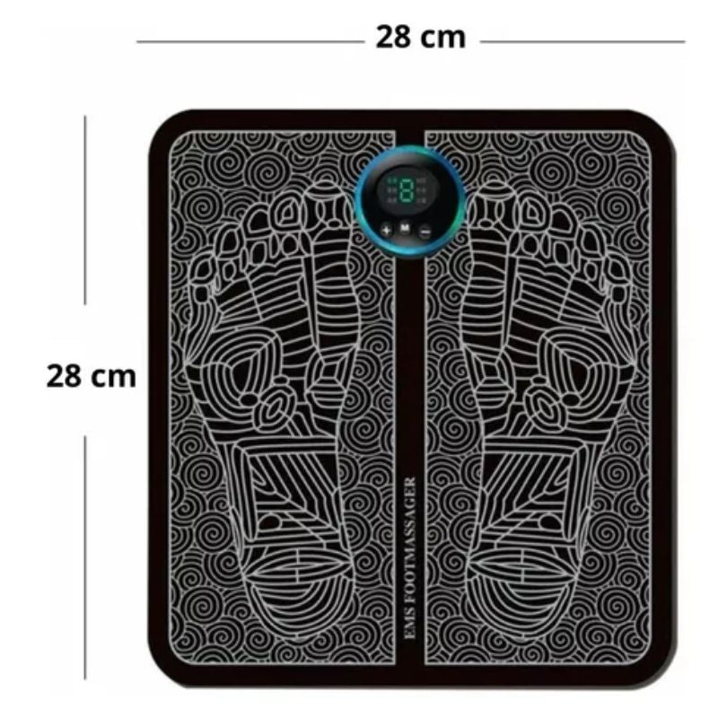 Kit Tapete & Mini Massageador Elétrico - Dor nos Pés e Musculares